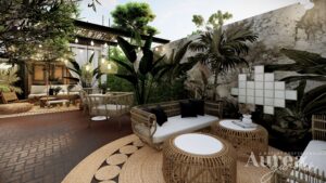 Restauracja Pełna Zieleni i Bambusów